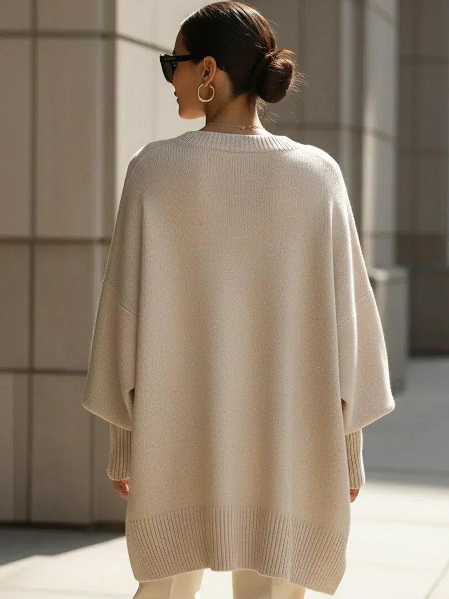 ELSA | Long knit jumper with oversized fit - Liora Melbourne