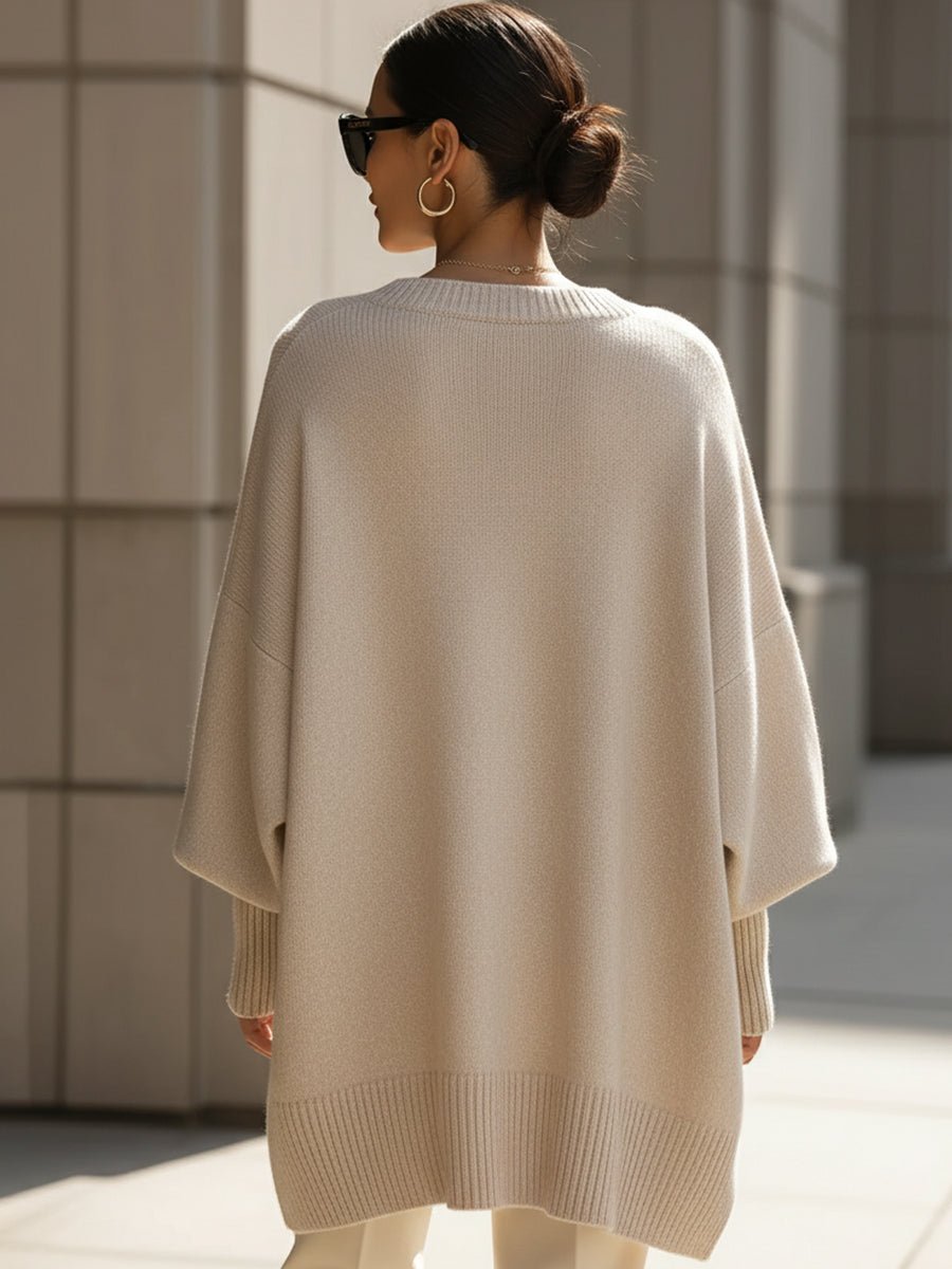 NOVA | Oversized jumper with ribbed trim - Liora Melbourne
