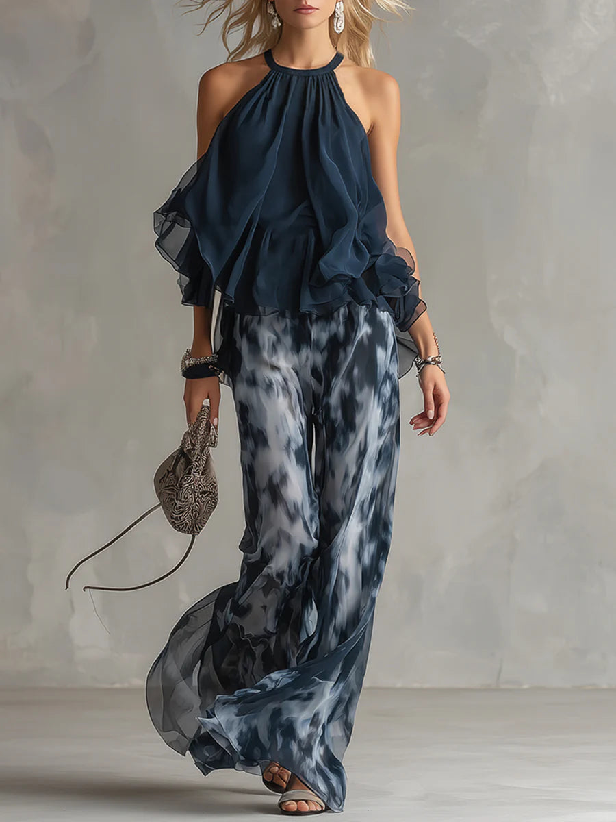 EDEN | Set with wide-leg pants - Liora Melbourne