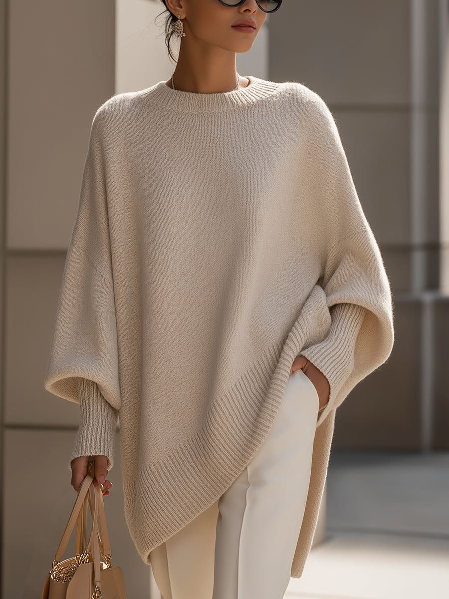 NOVA | Oversized jumper with ribbed trim - Liora Melbourne