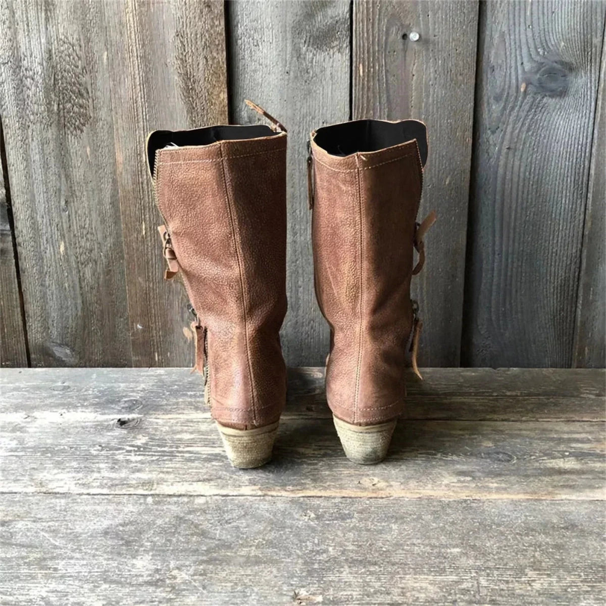 GIANA | Cowgirl boots with Western stitching - Liora Melbourne