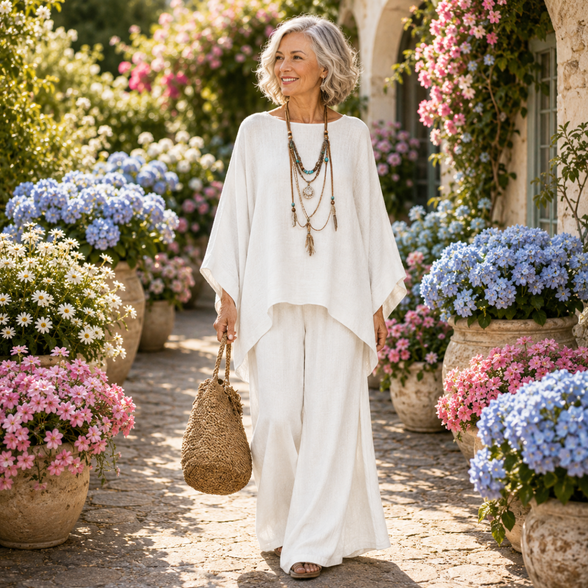 ISABELLE | Set with wide-leg pants - Liora Melbourne