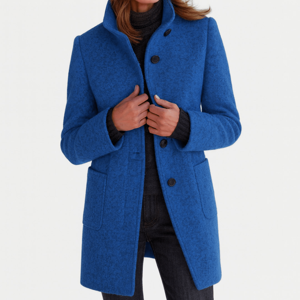 KAROLINA | Coat with button front - Liora Melbourne