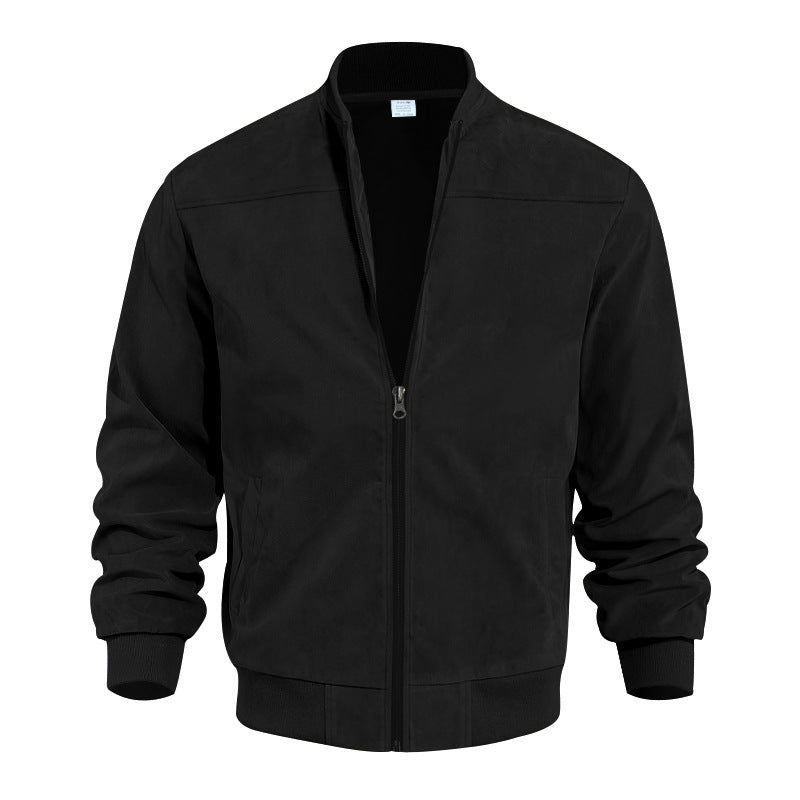 AARON | Bomber jacket with ribbed trim - Liora Melbourne