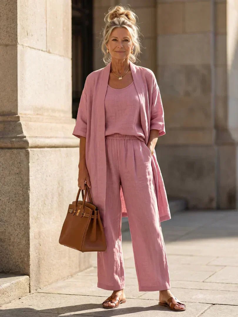LORRIN | Three-piece set with relaxed silhouette - Liora Melbourne