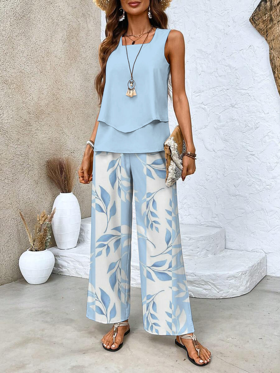 JULIETTE | Set with wide-leg pants - Liora Melbourne