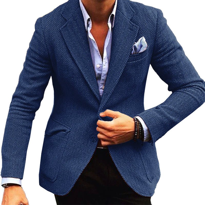 THEO | Blazer with herringbone pattern - Liora Melbourne