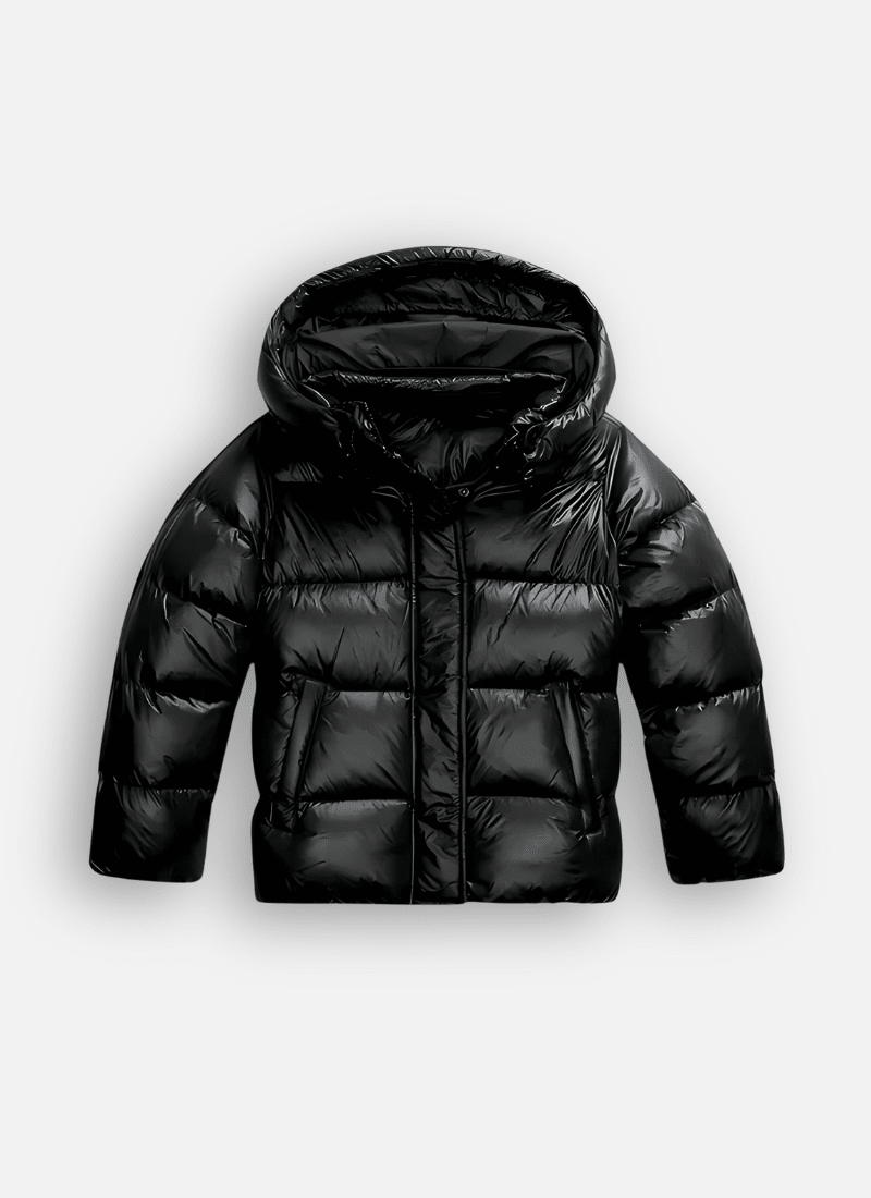 STELLA | Down puffer jacket with hood - Liora Melbourne