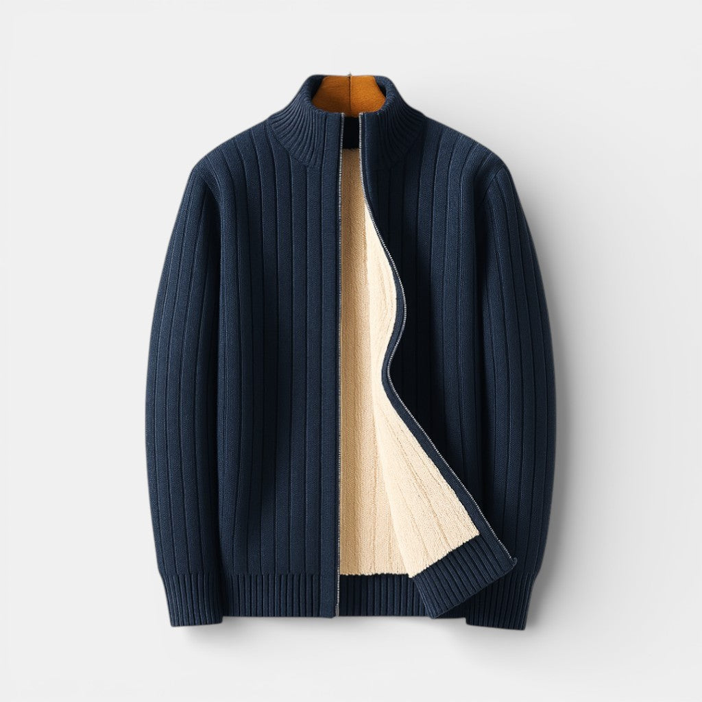 NOAH | Knit zip jumper
