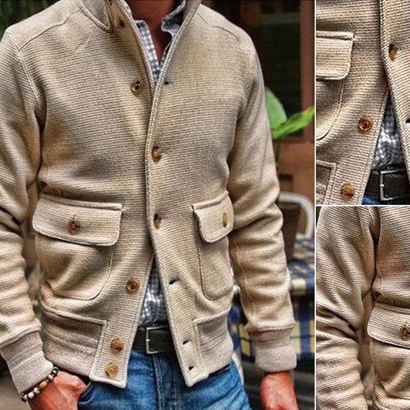 EVAN | Jacket with stand collar - Liora Melbourne