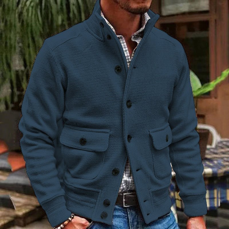 EVAN | Jacket with stand collar - Liora Melbourne