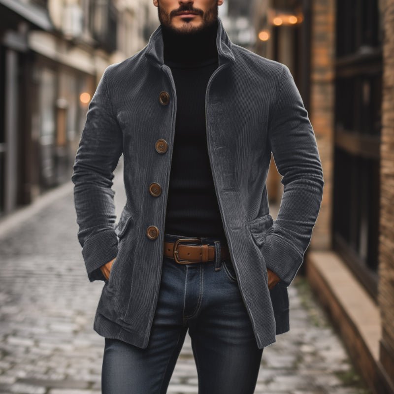 NOAH | Jacket with stand collar - Liora Melbourne