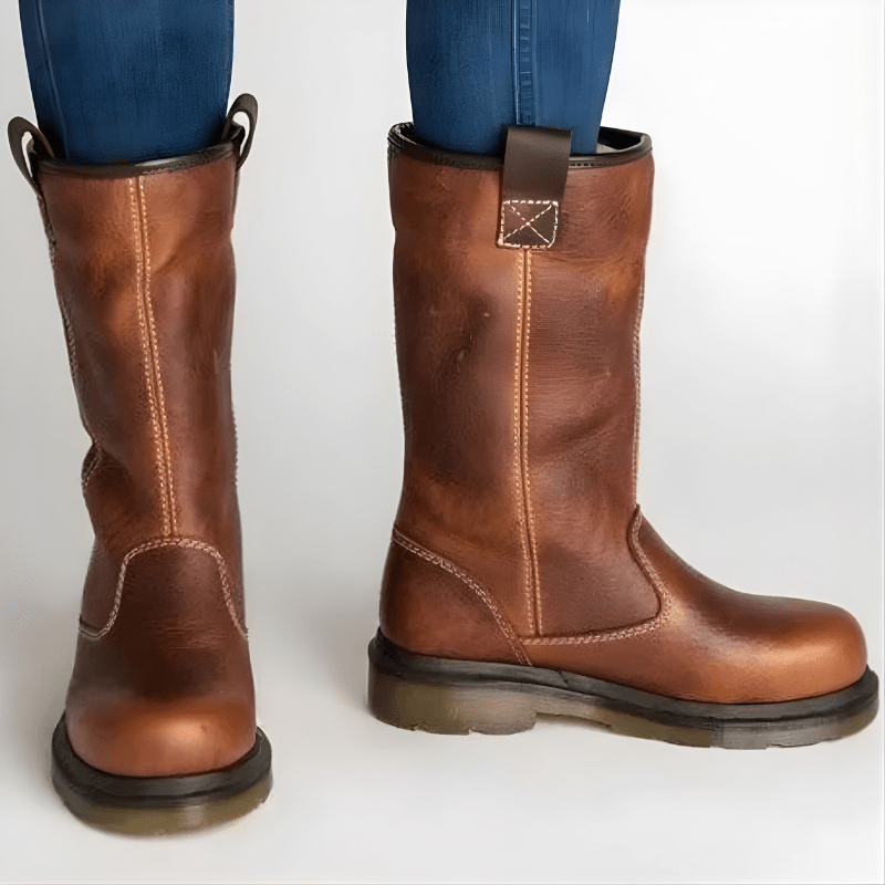 LILIA | Winter boots with faux shearling lining - Liora Melbourne