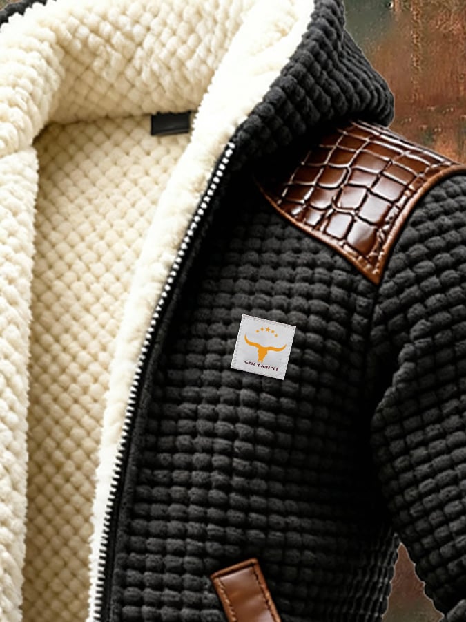 TORVIJAN | Hooded jacket with structured texture