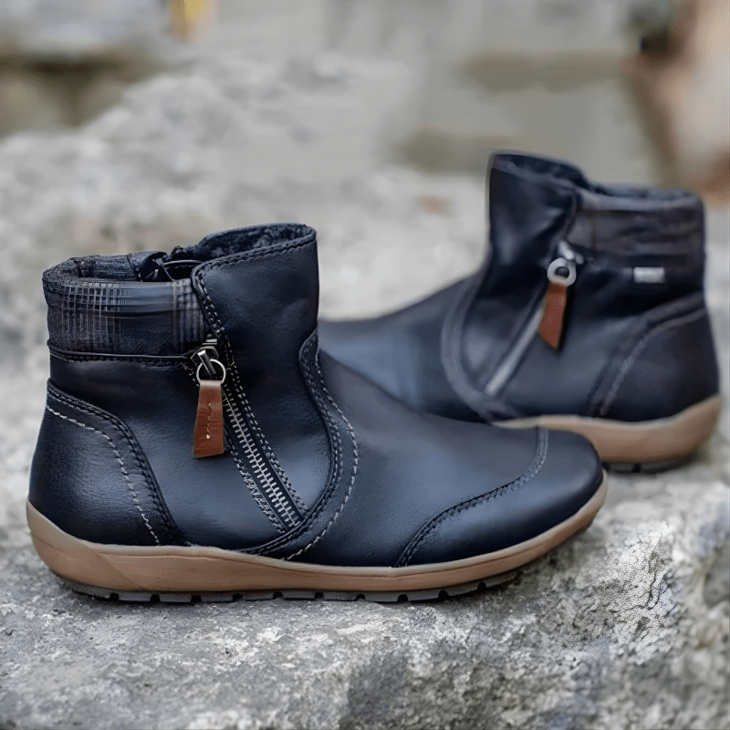 MOIRA | Waterproof boots with zip closure - Liora Melbourne