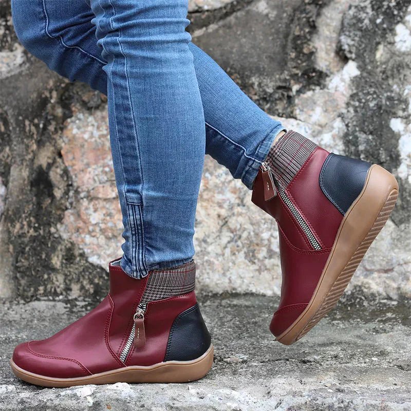 MOIRA | Waterproof boots with zip closure - Liora Melbourne
