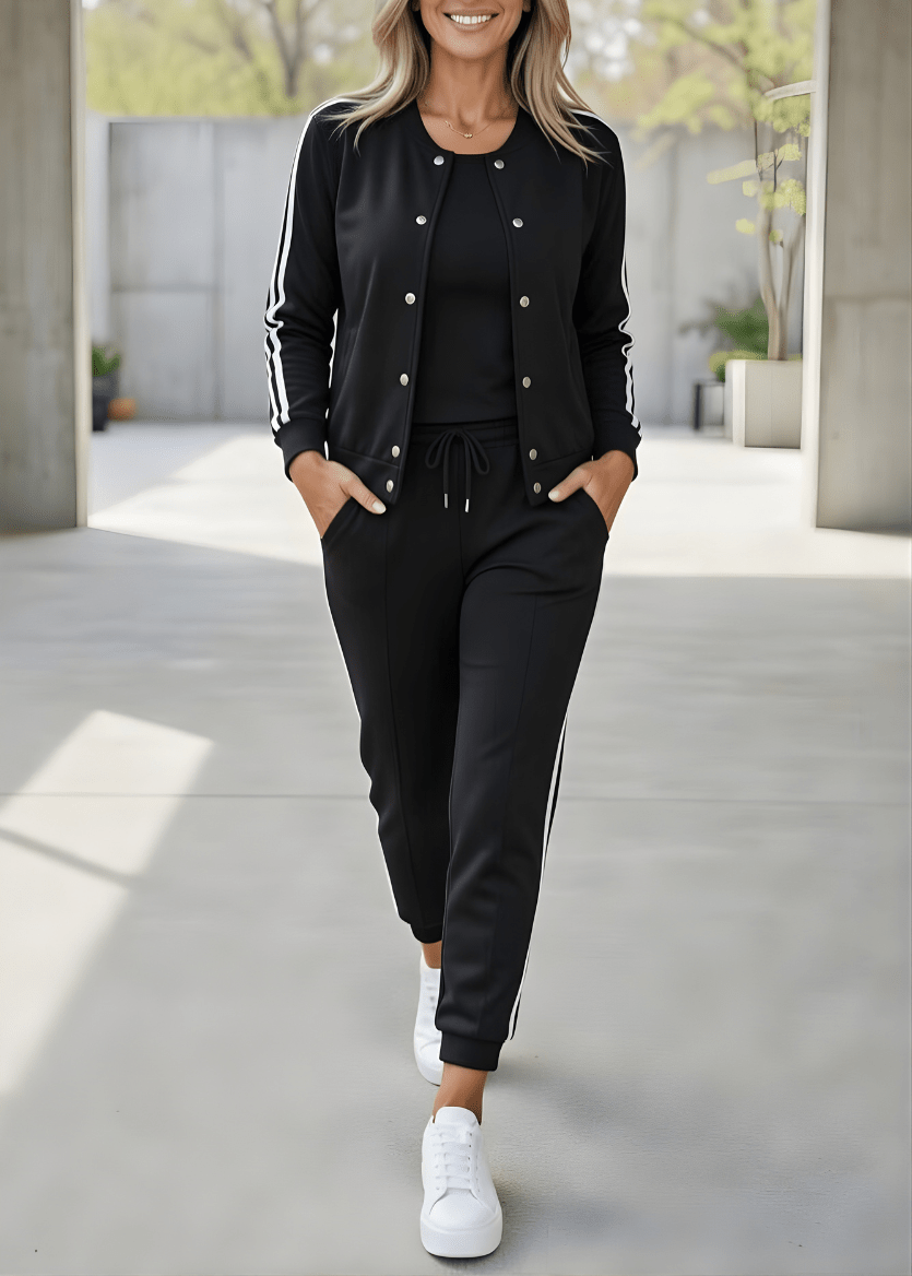 GIULIANA | Set with wide-leg trousers - Liora Melbourne