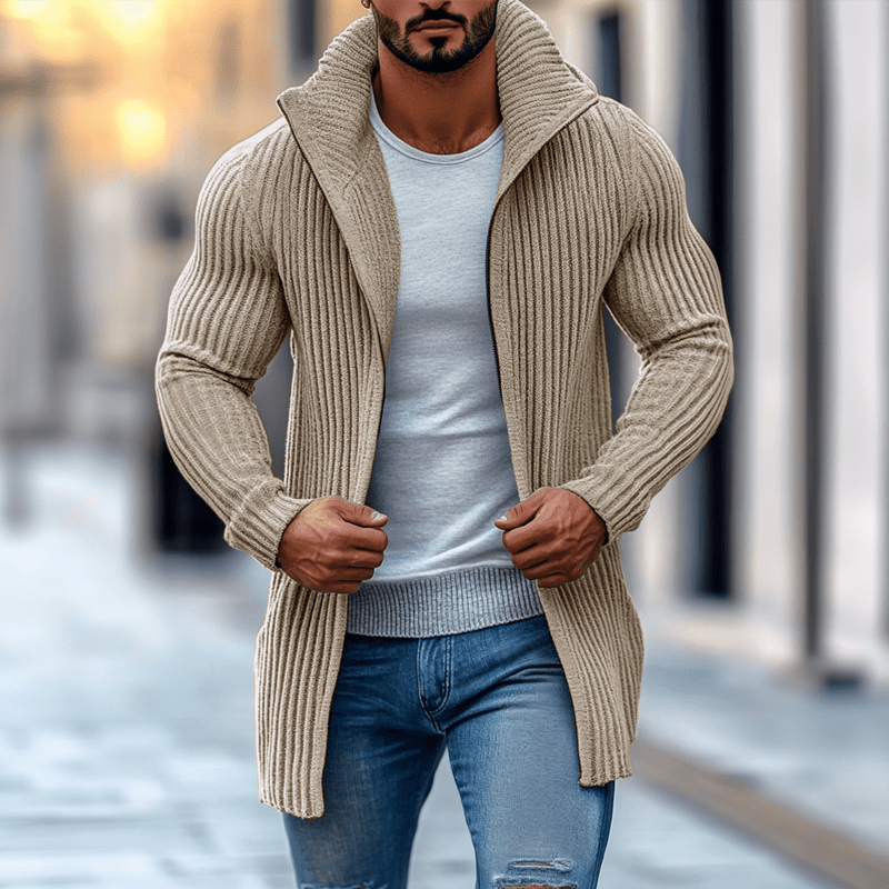 LUCA | Knit cardigan with stripe detail - Liora Melbourne