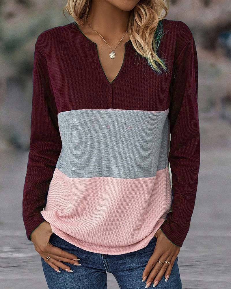 POPPY | Top with colour-block print - Liora Melbourne