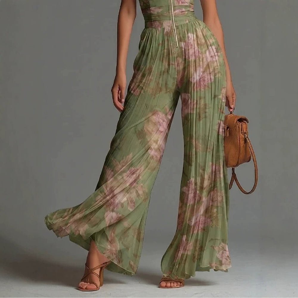 SOFIA | Jumpsuit with wide-leg trousers - Liora Melbourne