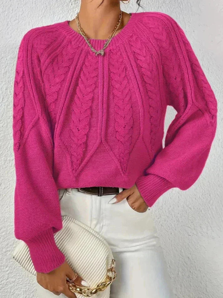 LILY | Knitted jumper with a fitted silhouette - Liora Melbourne