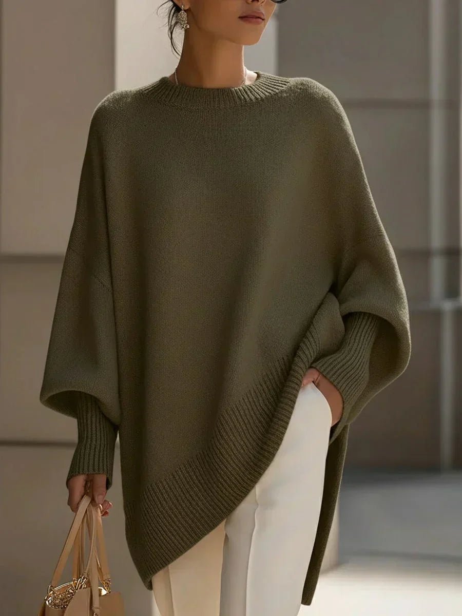 ELSA | Long knit jumper with oversized fit - Liora Melbourne