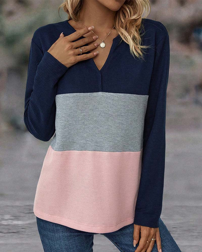 POPPY | Top with colour-block print - Liora Melbourne