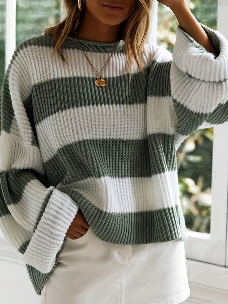 LARA | Jumper with stripe detail - Liora Melbourne