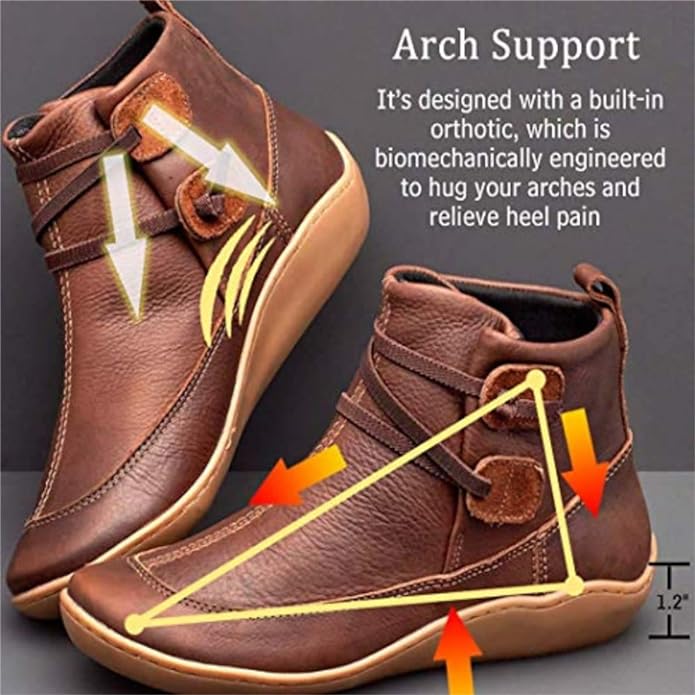 TIANA | Orthopedic boots with vegan leather - Liora Melbourne