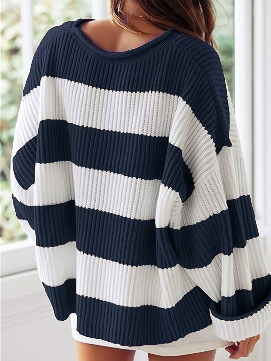 LARA | Jumper with stripe detail - Liora Melbourne
