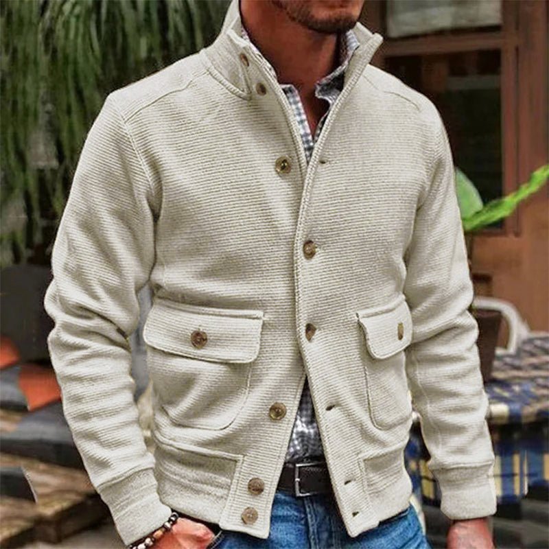 EVAN | Jacket with stand collar - Liora Melbourne