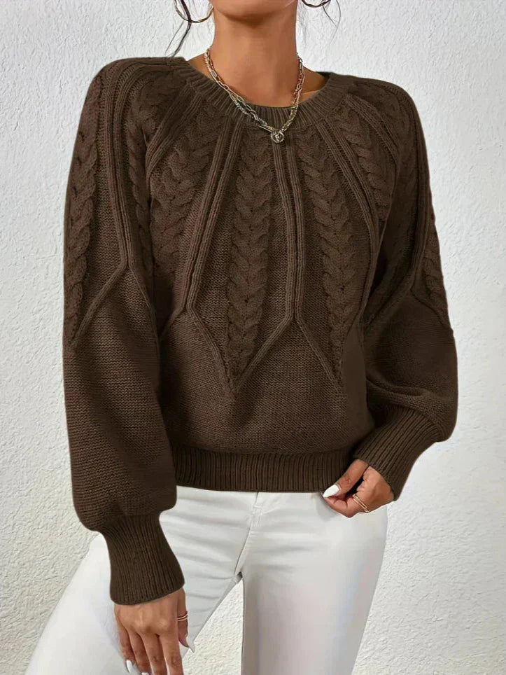 SIENNA | Knitted jumper with a slim fit - Liora Melbourne