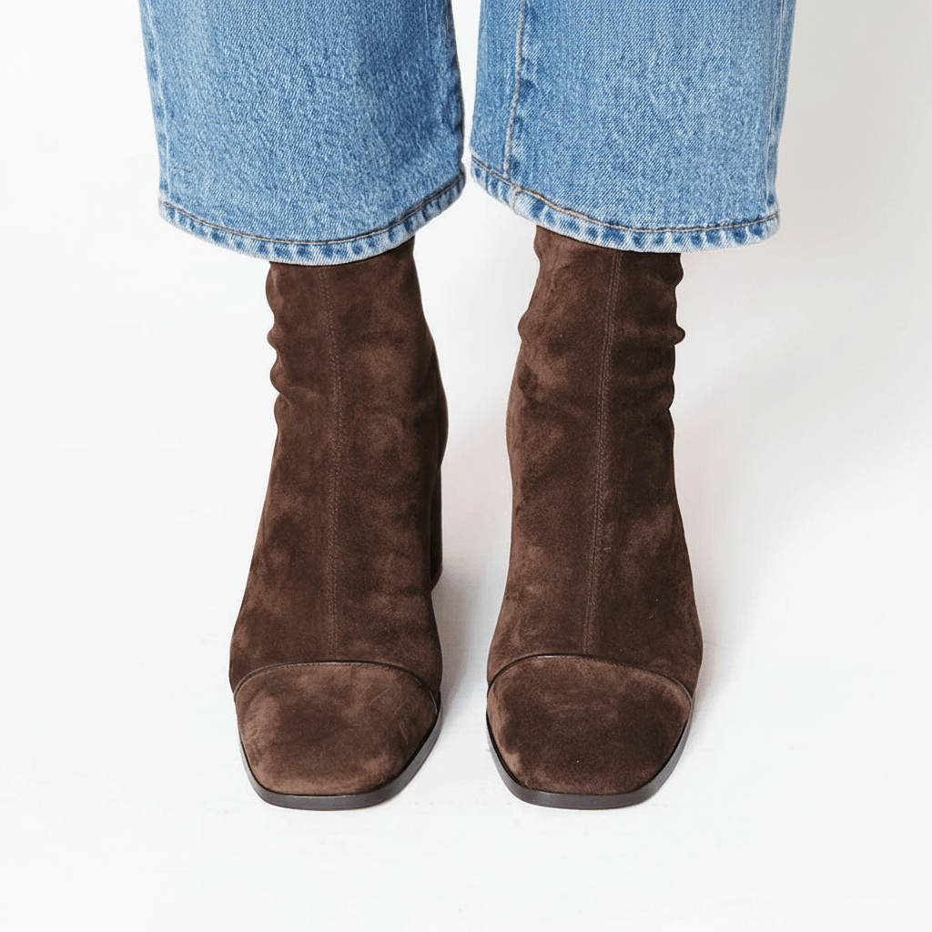 LILIA | Ankle boots with suede upper - Liora Melbourne