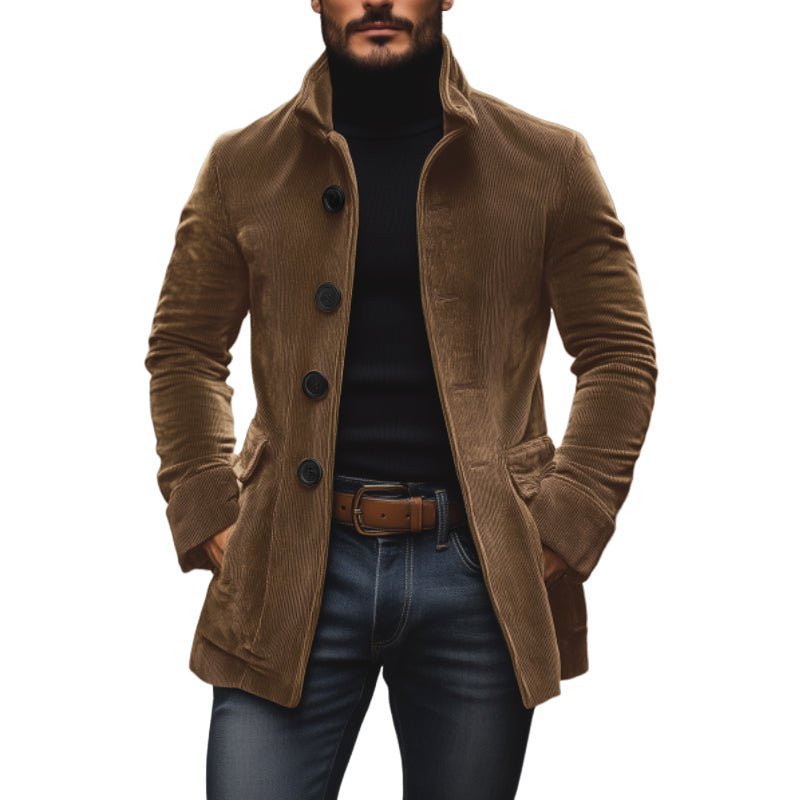 NOAH | Jacket with stand collar - Liora Melbourne