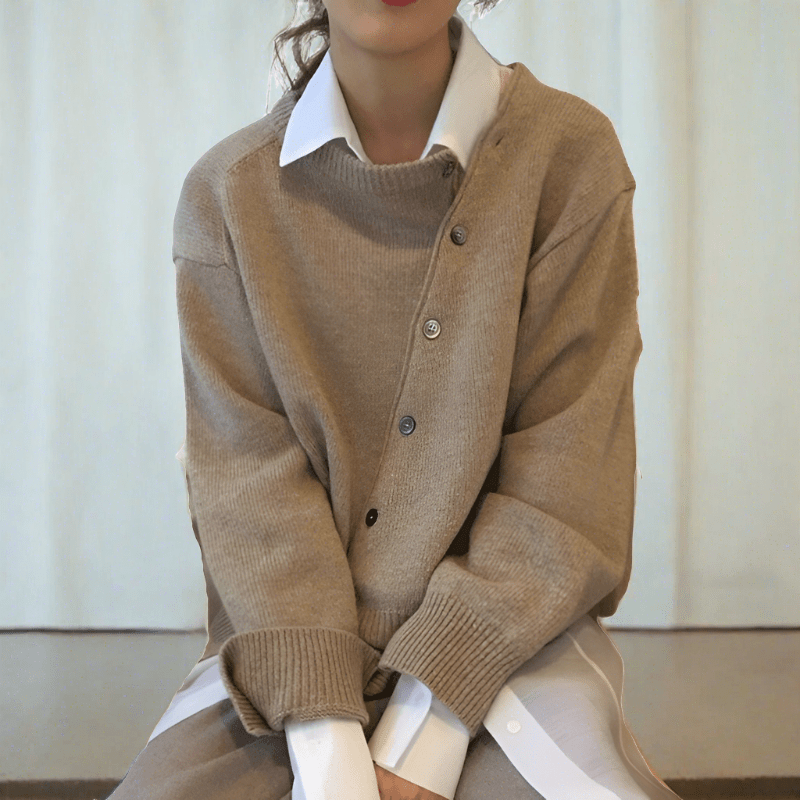 EMMA | Cardigan with button detail - Liora Melbourne
