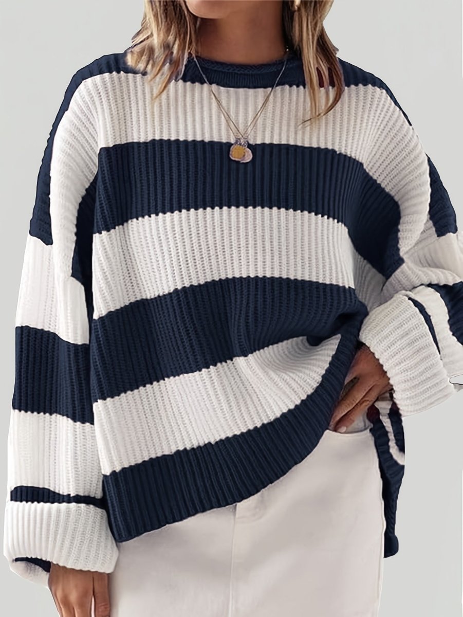 LARA | Jumper with stripe detail - Liora Melbourne