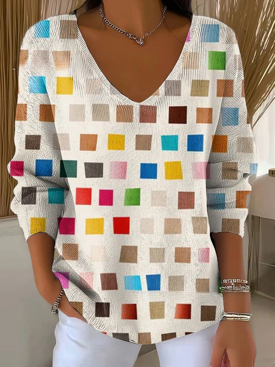 ELSIE | Jumper with V-neck - Liora Melbourne
