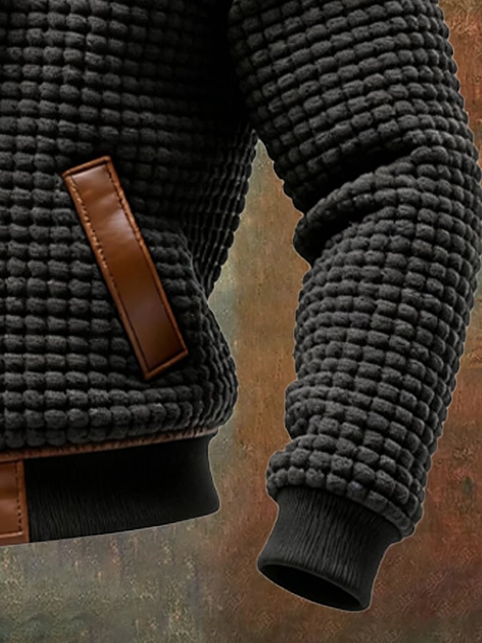 TORVIJAN | Hooded jacket with structured texture