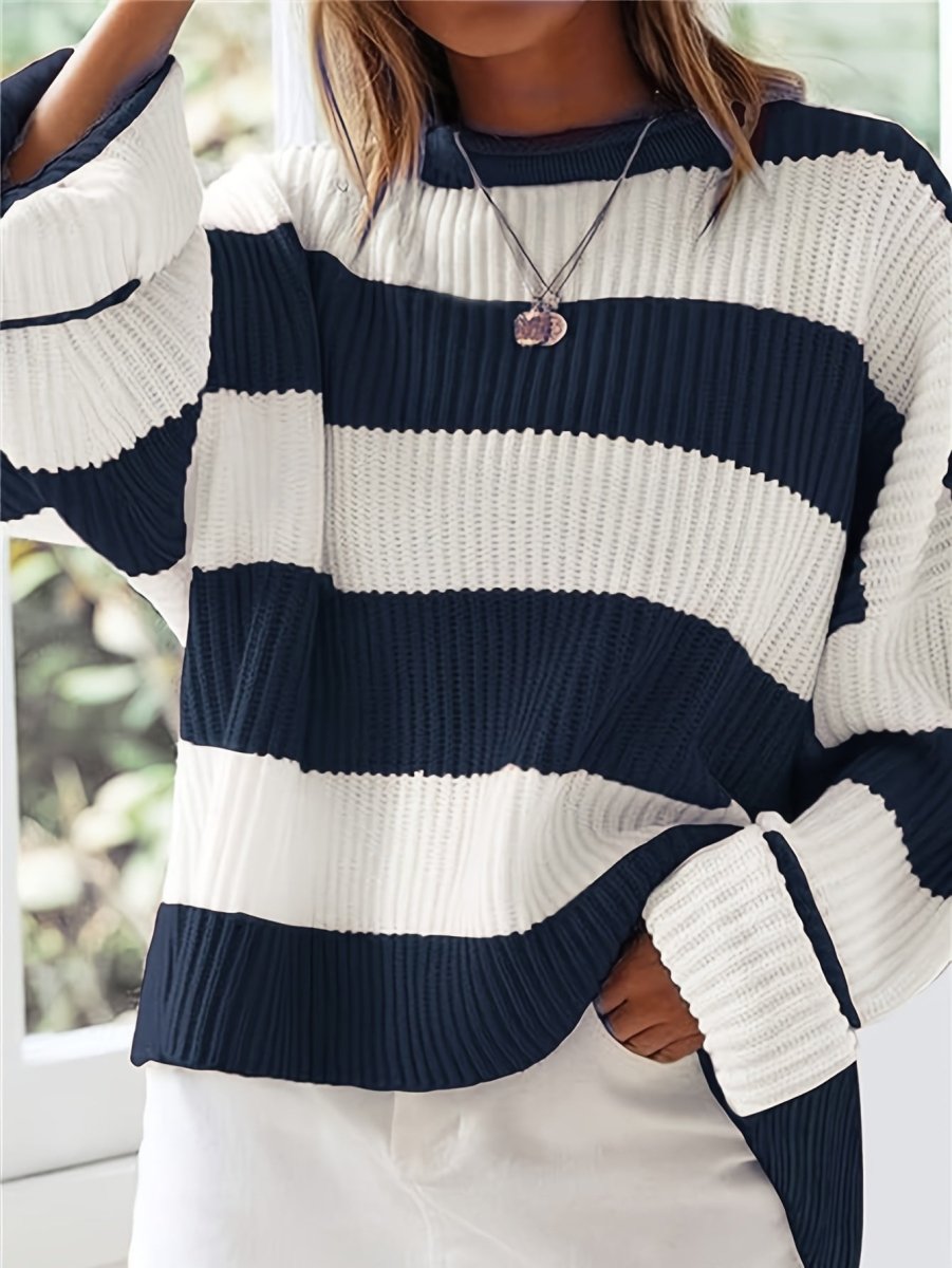 LARA | Jumper with stripe detail - Liora Melbourne