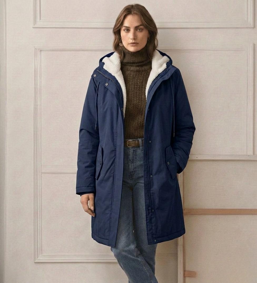 AMÉLIE | Long parka with fleece lining - Liora Melbourne