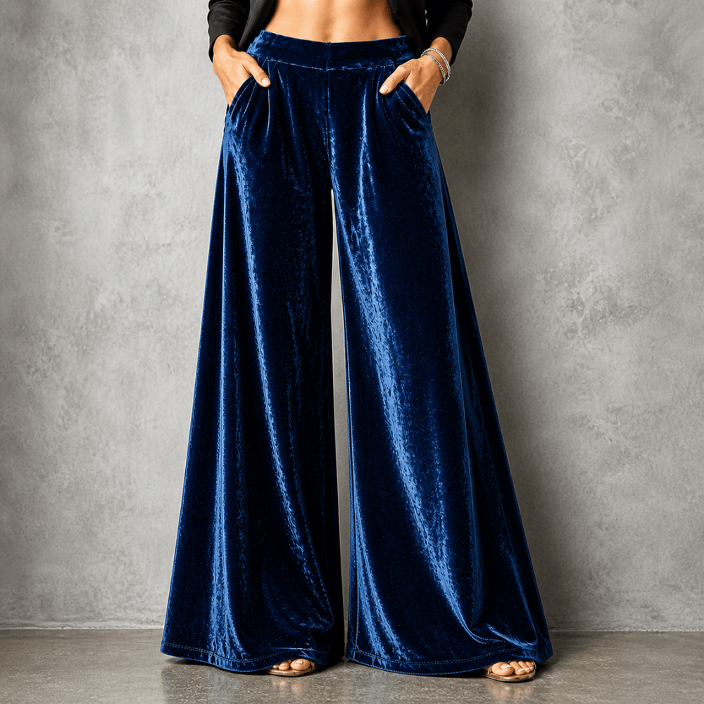LUCY | Wide-leg pants with boho print - Liora Melbourne