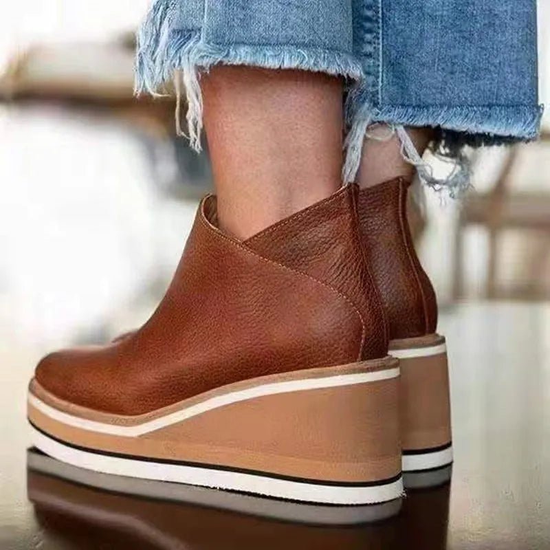 KAMALA | Ankle boots with wedge sole - Liora Melbourne