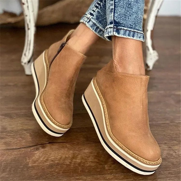 KAMALA | Ankle boots with wedge sole - Liora Melbourne
