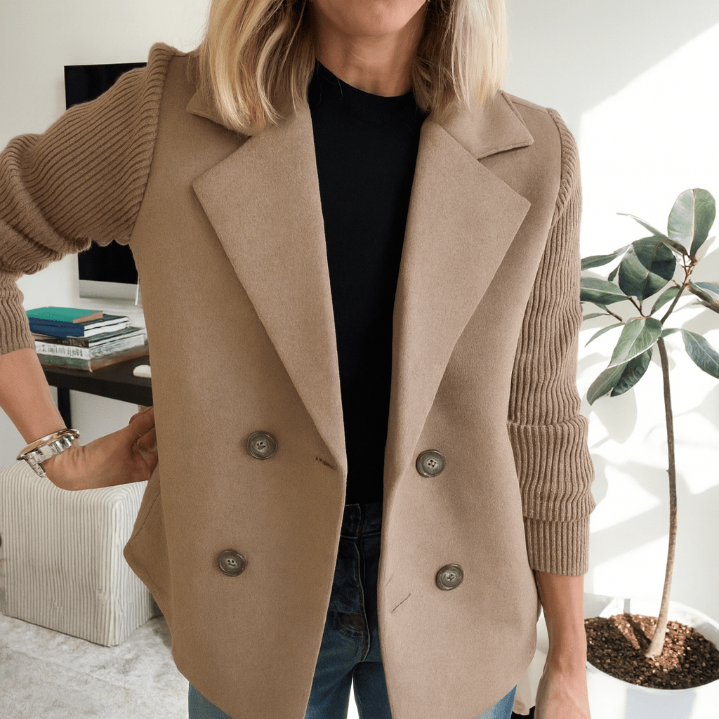 SASHA | Ribbed blazer coat - Liora Melbourne