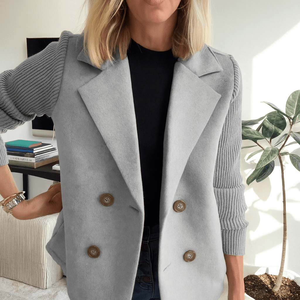 SASHA | Ribbed blazer coat - Liora Melbourne
