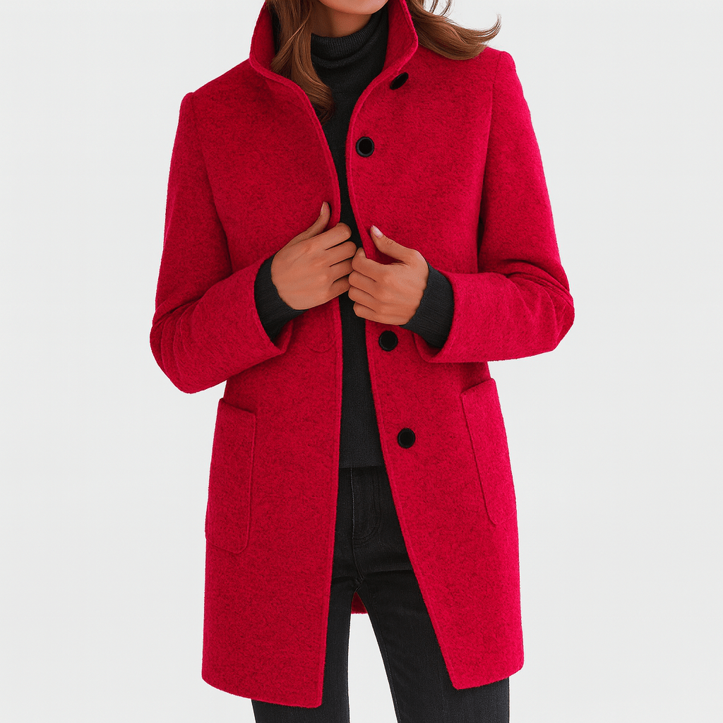 HARPER | Women's coat with high collar - Liora Melbourne