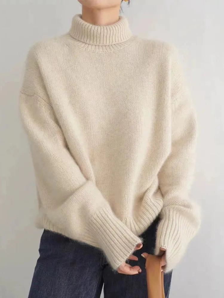 CASEY | Polo neck jumper in cashmere - Liora Melbourne