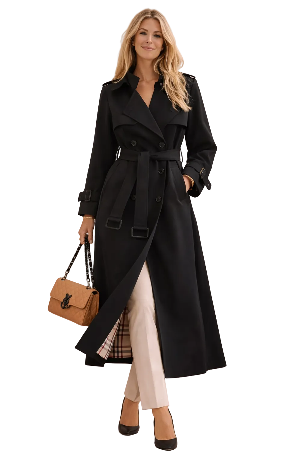 HARPER | Trench coat with structured cut
