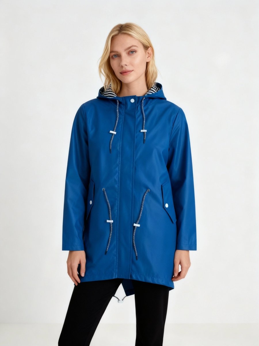 HARPER | Waterproof mac with hood - Liora Melbourne