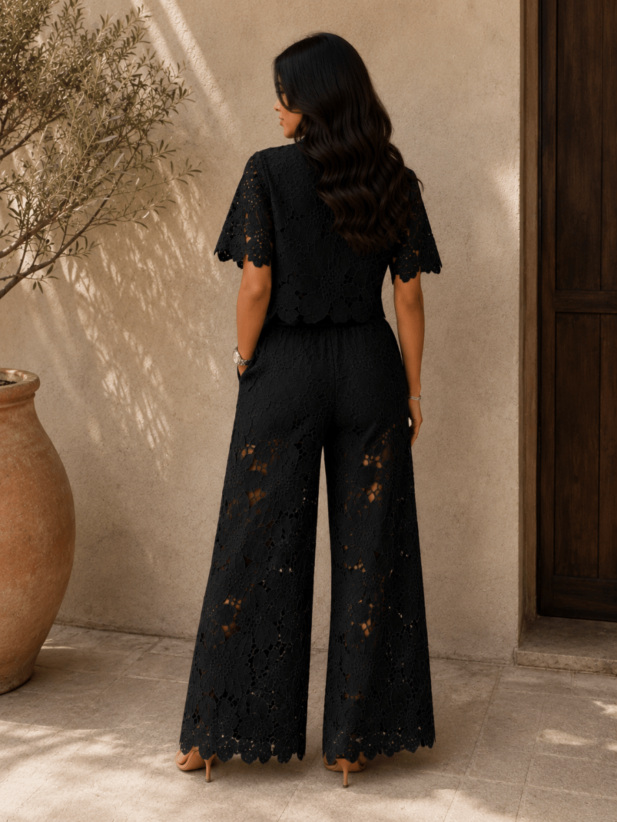 DIVINA | Set with wide-leg trousers - Liora Melbourne